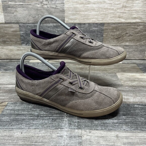 Keds Solea Closure Slip On Fashion Sneakers Brown Purple Suede Women's Size 9 - Picture 1 of 8